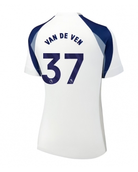 Tottenham Hotspur Micky van de Ven #37 Maglia Gara Casa Repliche 2025-26 Donna Maniche Corte